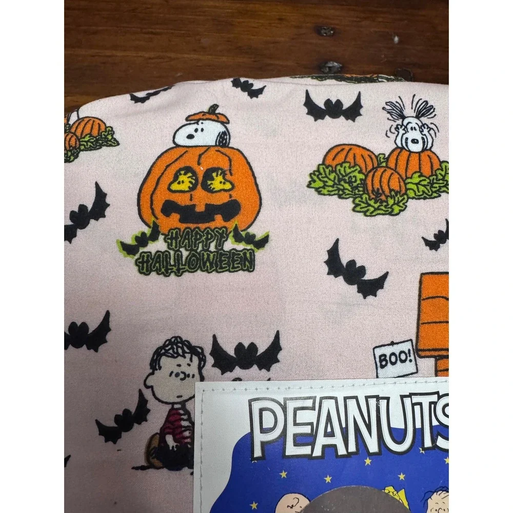 Peanuts Halloween Full Sheet Set Berkshire Snoopy Charlie Brown 4 Piece New
